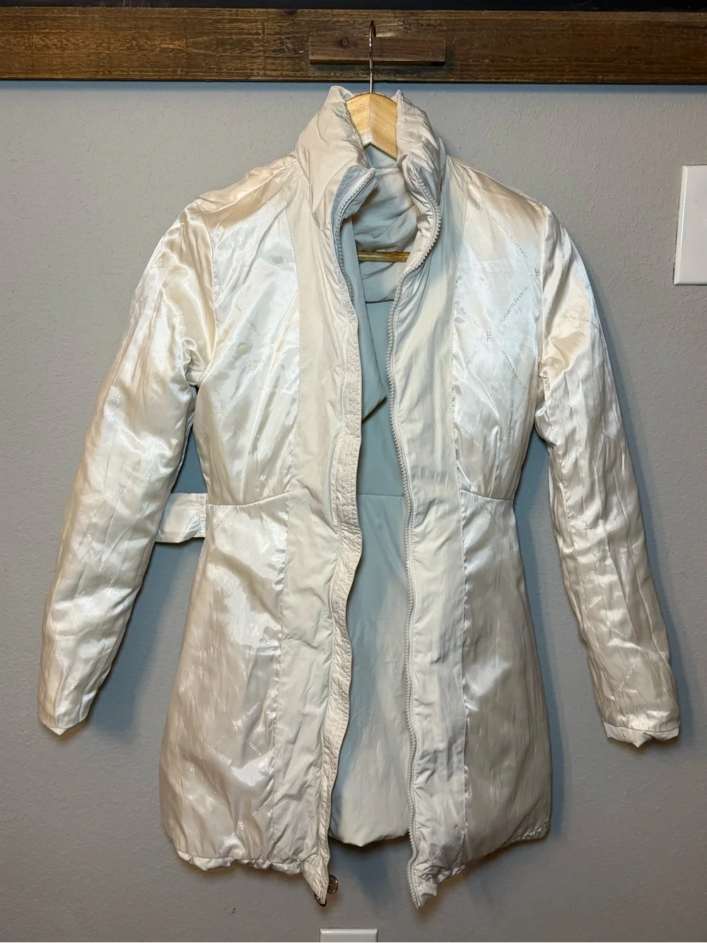 Elisabetta Franchi icy duck down puffer jacket Size 38